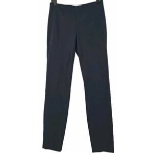 Raffaello Rossi ~Woman Size 38~ Midniht Giga Front Zip Tapered Leg Pants Stretch